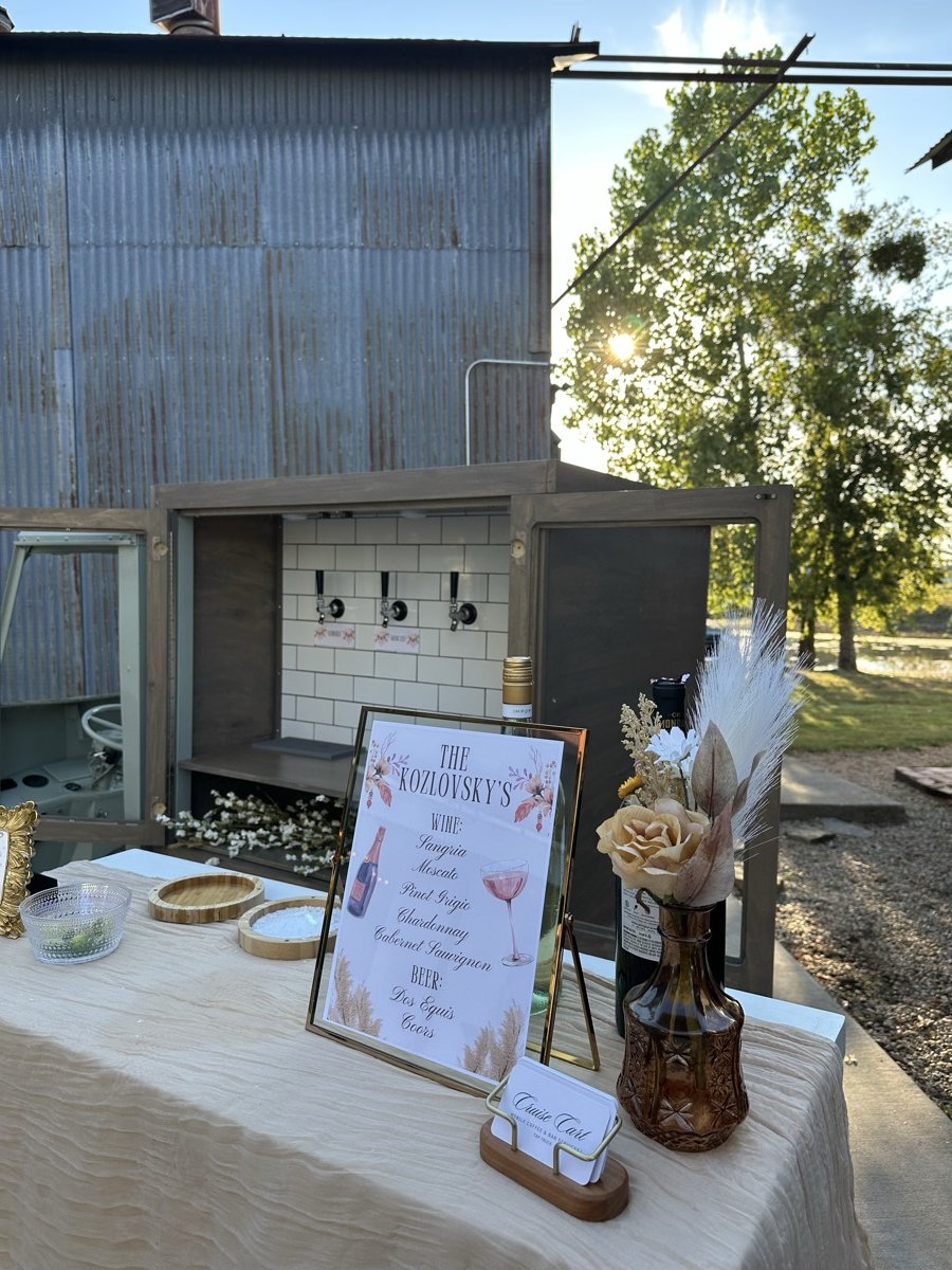 Tap truck setup at outdoor venue
